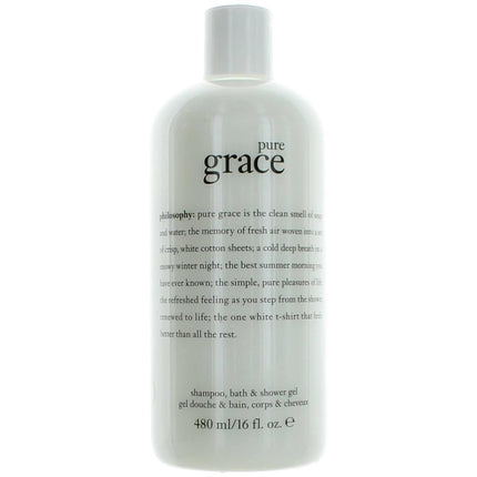 Philosophy Women's Shampoo and Body Wash - Pure Grace, 16 oz ,