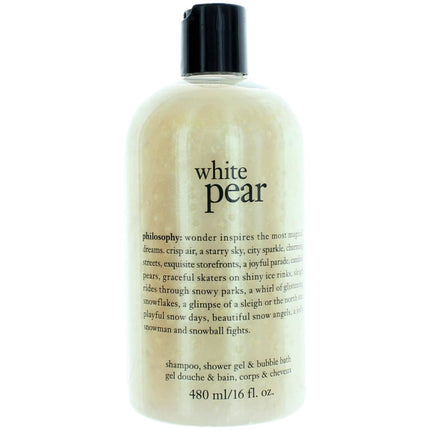 Philosophy Women's Shampoo, Shower Gel and Bubble Bath - White Pear, 16 oz ,
