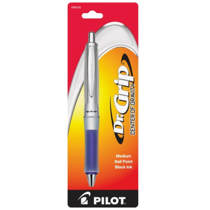 Pilot Ballpoint Pen - Dr. Grip Center of Gravity Black Ink Smooth Writing | 36181 ,