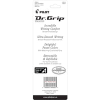 Pilot Ballpoint Pen - Dr. Grip Frosted Medium Point Black Ink Refillable | 36254 ,