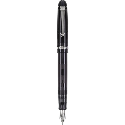 Pilot Fountain Pen - Custom 74, Black Smoke Barrel ,