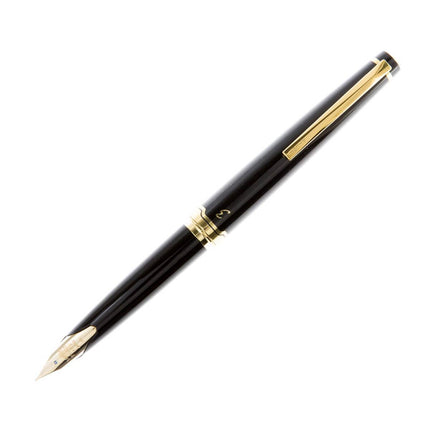 Pilot Fountain Pen - E95s Fine Nib Black / Gold Accents | 60837 ,