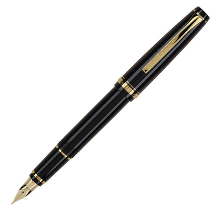 Pilot Fountain Pen - Falcon Black Resin with Gold Trim ,