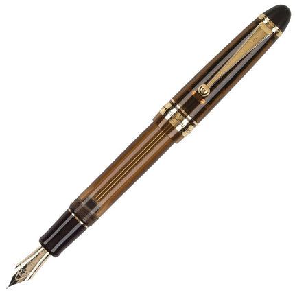 Pilot Fountain Pen Gift Set - Custom 823 Amber Brown Resin Finish ,