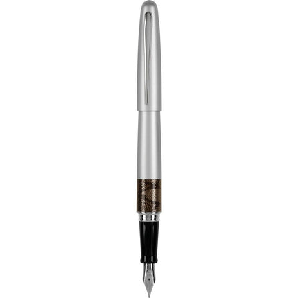 Pilot Fountain Pen - MR Animal Fine Nib Silver Python Accent Black Ink | 91140 ,