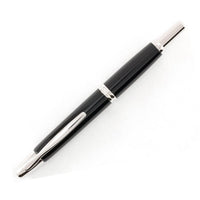 Pilot Fountain Pen - Vanishing Point Retractable Nib, Black/Rhodium ,
