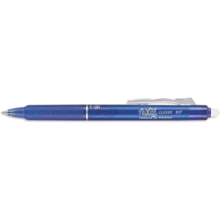 Pilot Gel Pen - Frixion Clicker Refillable and Retractable Blue Ink Erasable | 31451 ,