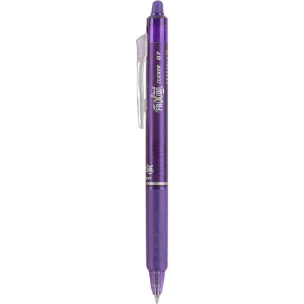 Pilot Gel Pen - Frixion Clicker Refillable and Retractable Purple Ink Erasable | 31455 ,