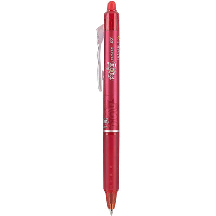Pilot Gel Pen - Frixion Clicker Refillable and Retractable Red Ink Erasable | 31452 ,