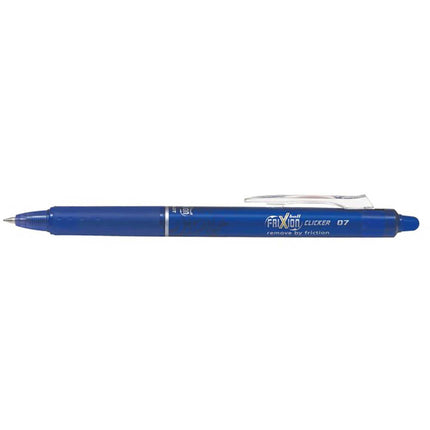 Pilot Gel Pen - Frixion Clicker Retractable 0.7mm Fine Point Blue Erasable | 31475 ,
