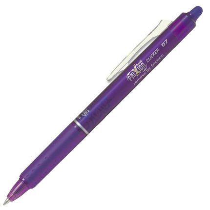Pilot Gel Pen - Frixion Clicker Retractable 0.7mm Fine Point Purple Erasable | 31480 ,