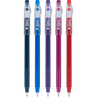 Pilot Gel Pen - Frixion ColorSticks Assorted Barrels Erasable, Pack of 5 | 32443 ,