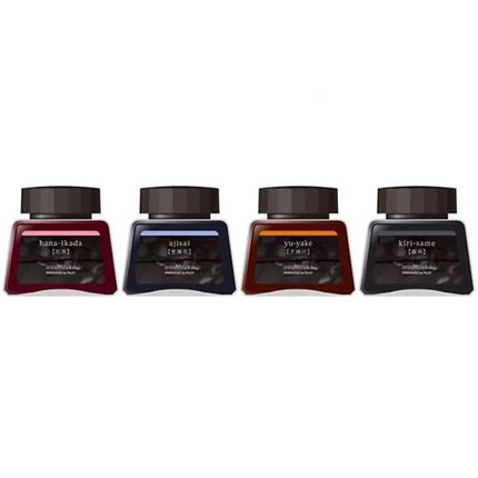 Pilot Ink Bottles - Iroshizuku Dye-Based Fountain Pen, Set of 4, Twilight | 18444 ,