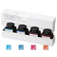 Pilot Ink Bottles - Iroshizuku Dye-Based Glass Fountain Pen, Set of 4, Midday | 18441 ,