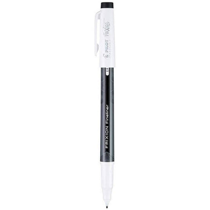 Pilot Marker Pen - Frixion Fineliner 0.6 mm Fine Point Black Ink Erasable | 12144 ,