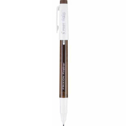 Pilot Marker Pen - Frixion Fineliner 0.6 mm Fine Point Brown Ink Erasable | 12150 ,