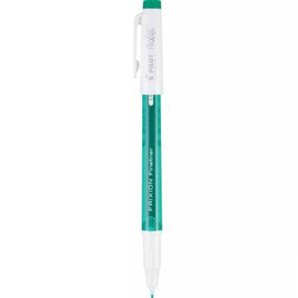 Pilot Marker Pen - Frixion Fineliner 0.6 mm Fine Point Green Ink Erasable | 12153 ,