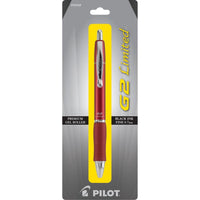 Pilot Rollerball Gel Pen - G2 Red Barrel Black Ink Fine Point Retractable | 31543 ,