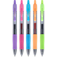 Pilot Rollerball Pen - G2 Fine Point Premium Assorted Gel Inks, Pack of 5 | 31266 ,