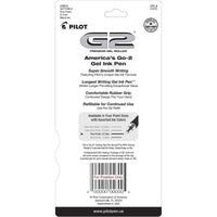 Pilot Rollerball Pen - G2 Premium Gel Refillable Comfort Grip, Pack of 5 | 31078 ,