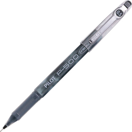 Pilot Rolling Ball Gel Pen - Precise P-500 Stick Black Barrel, Extra Fine | 38600 ,