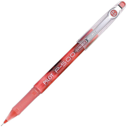 Pilot Rolling Ball Gel Pen - Precise P-500 Stick Red Barrel, Extra Fine | 38602 ,