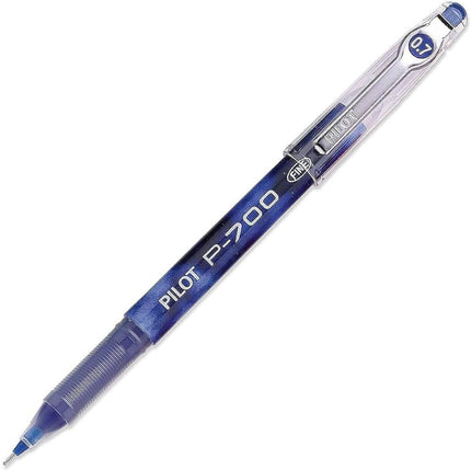 Pilot Rolling Ball Gel Pen - Precise P-700 Ribbed Grip Blue Barrel, Fine | 38611 ,