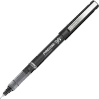 Pilot Rolling Ball Pen - Precise V5 Liquid Ink Black Extra Fine, Pack of 5 | 26010 ,