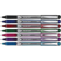 Pilot Rolling Ball Stick Pen - Precise Grip ?Assorted Liquid Ink, Pack of 7 | 28864 ,