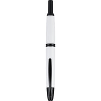Pilot Vanishing Point Fountain Pen - Namiki Black Trim White Metal Push Button ,