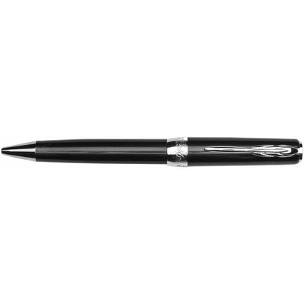 Pineider Ballpoint Pen - Full Metal Jacket MOP Resin, Midnight Black | SB0M0PP3103379 ,