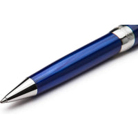 Pineider Ballpoint Pen - Full Metal Jacket Resin, Lightning Blue | SB0M0PP3103446 ,