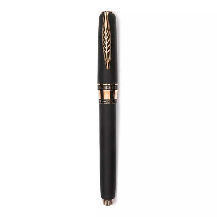 Pineider Fountain Pen - Alchemist Stromboli Black, 14k Fine Nib | SFPF0PP3305448 ,