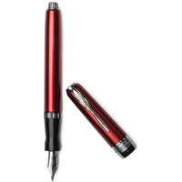Pineider Fountain Pen - Full Metal Jacket Army Red 14k ,