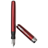 Pineider Fountain Pen - Full Metal Jacket, Army Red ,