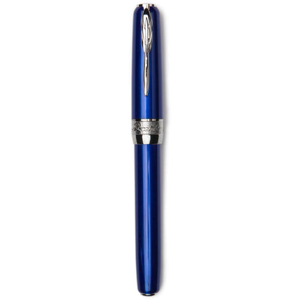 Pineider Fountain Pen - Full Metal Jacket, Lightning Blue ,