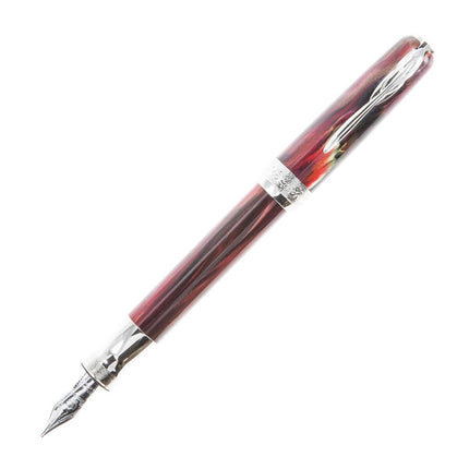 Pineider La Grande Bellezza Gemstones Fountain Pen, 14k Gold Nib - Rodolite Red ,