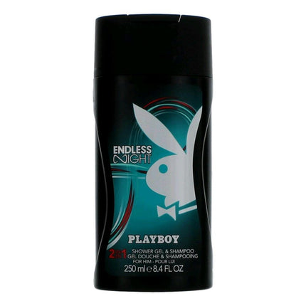 Playboy Endless Night by Coty, 8.45 oz Shower Gel for Men ,