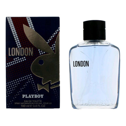 Playboy London by Coty, 3.4 oz Eau De Toilette Spray for Men ,