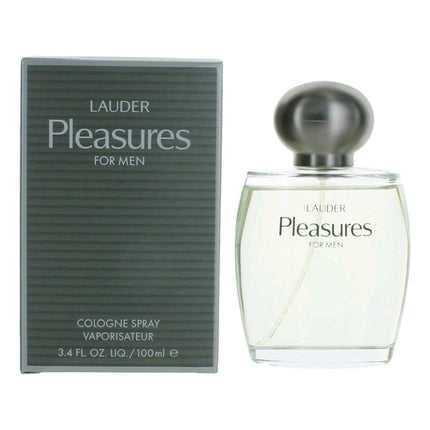 Pleasures for Men by Estee Lauder, 3.4 oz Cologne Spray for Men ,