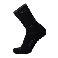Point6 Socks - Hiking Essential Black Merino Wool Medium Crew | 2530-204 ,