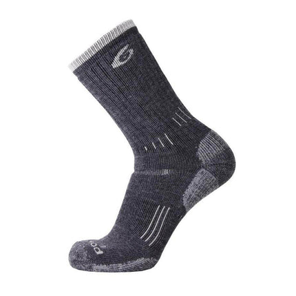 Point6 Socks - Hiking Essential Gray Merino Wool Medium Crew | 2530-200 ,