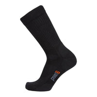 Point6 Socks - Lifestyle Black Medium Merino Wool Medium Crew | 1101-204-06 ,