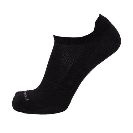Point6 Socks - Running Black Sport Pop Ultra Light No-Show Tab | 1175-204 ,