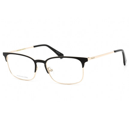 Polaroid Core Men's Eyeglasses - Clear Demo Lens Black Gold Frame | PLD D441 02M2 00 ,