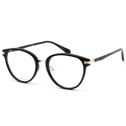 Polaroid Core Men's Eyeglasses - Clear Demo Lens Black Round | PLD D427/G 0807 00 ,