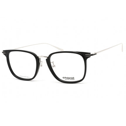 Polaroid Core Men's Eyeglasses - Clear Lens Black Silver Frame | PLD D384G 0BSC 00 ,