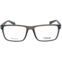 Polaroid Core Men's Eyeglasses - Clear Lens Matte Gray Frame | Pld D 354 0RIW 00 ,