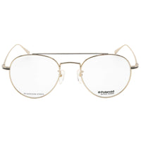 Polaroid Core Men's Eyeglasses - Gold Tone Pilot Metal Frame | PLD D383G 0J5G 00 ,