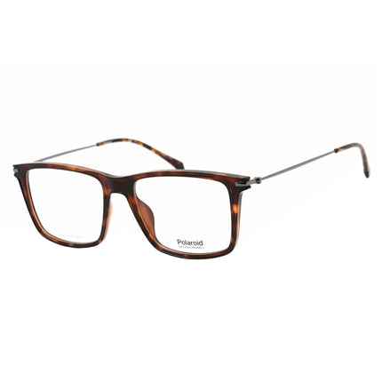 Polaroid Core Men's Eyeglasses - Havana Rectangular Plastic Frame | PLD D414 0086 00 ,